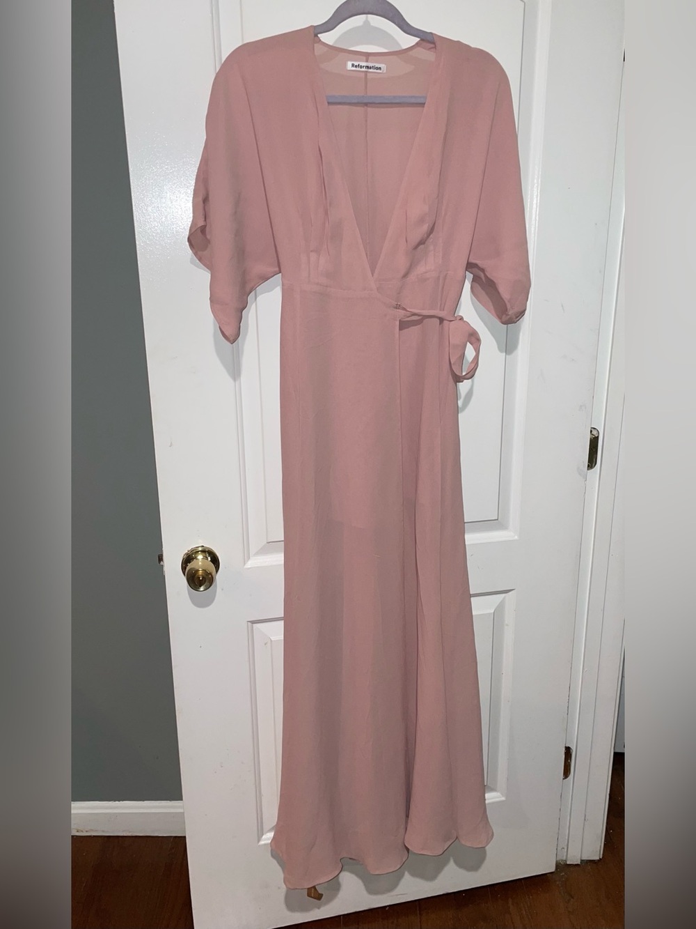 New! Winslow Pink Wrap Maxi Dress with Side Slit 🌸 Small NWT! - Picture 7 of 15